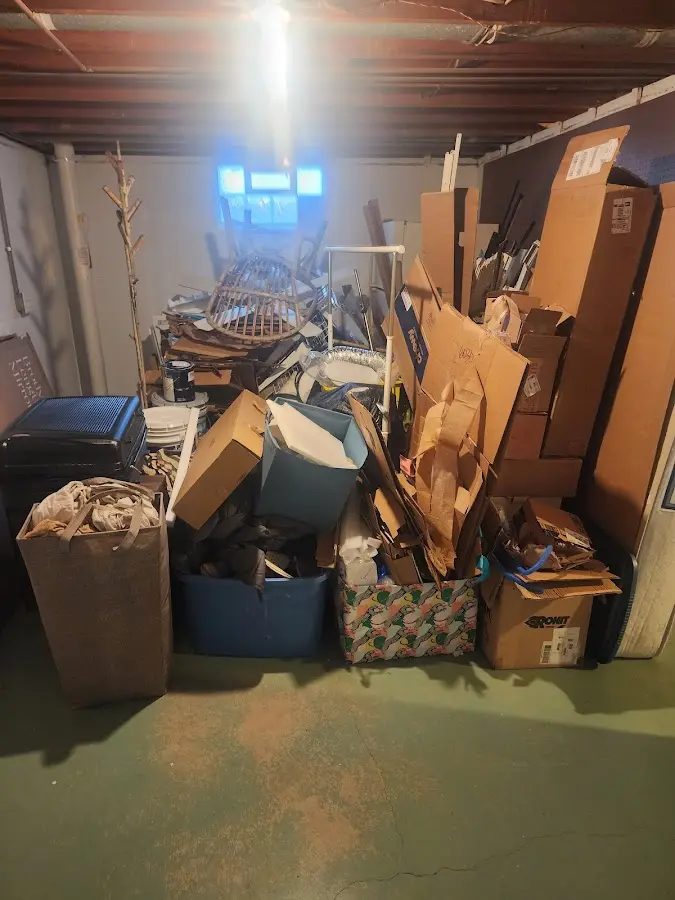 Roll-off dumpster container at job site for Yard Waste Dumpster Rental in Redland